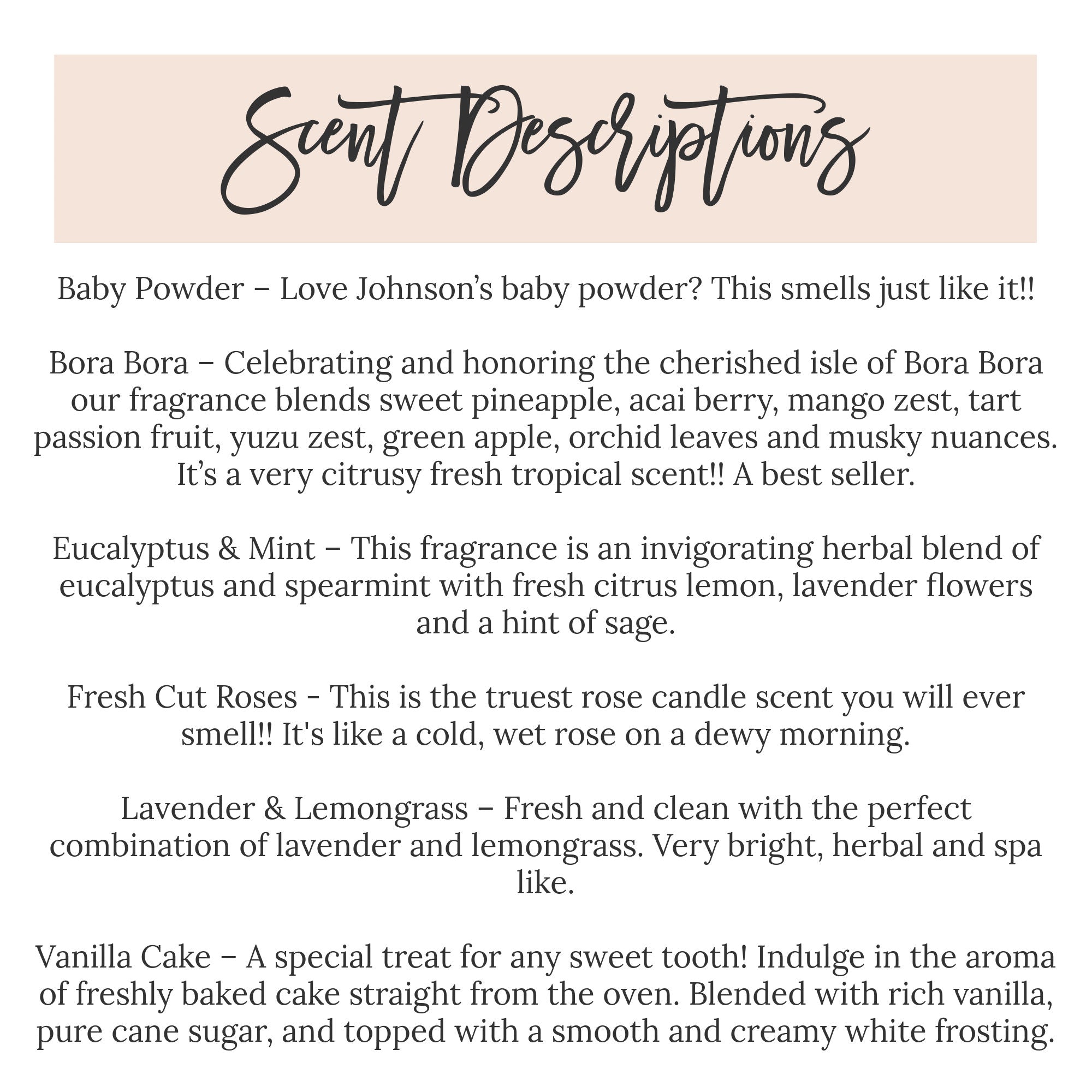 Vintage Floral & Bow Baby Shower Candle Favors, Personalized Poem, Set of 10