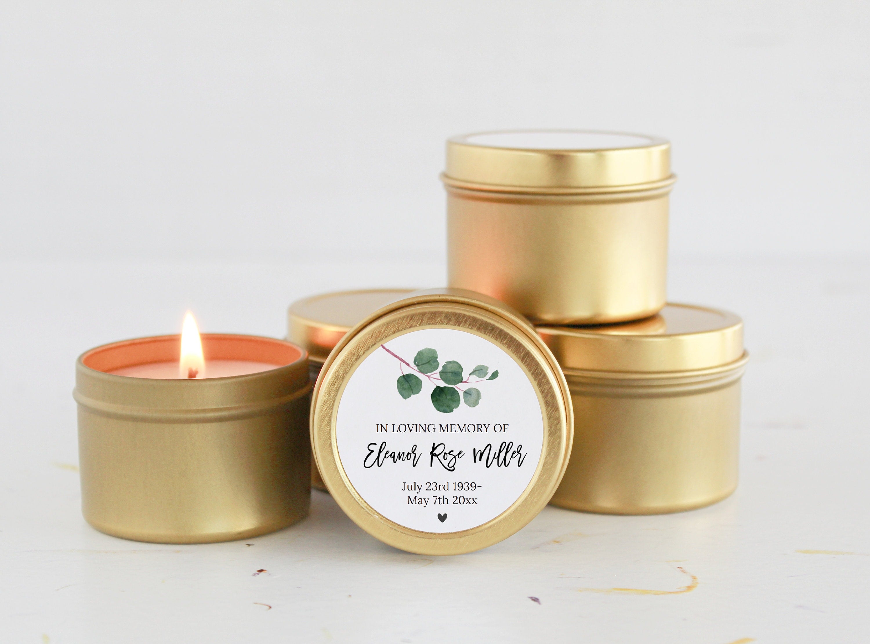 Memorial Service Gift Tins - Set of 10