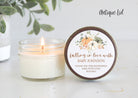 Pumpkin Baby Shower Candle Favors