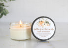 Pumpkin Baby Shower Candle Favors