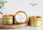 Here Comes the Son Baby Shower Tins - Set of 10