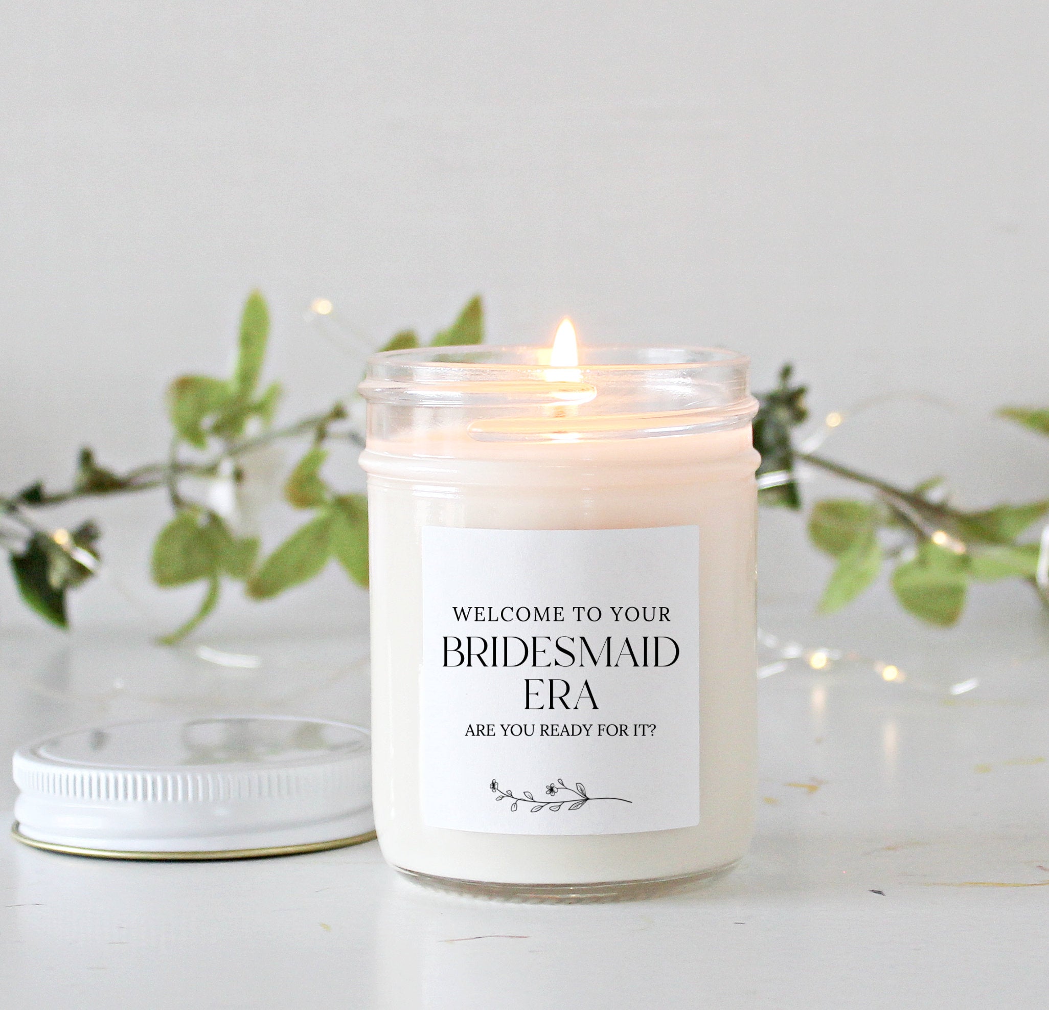 Welcome to Your Bridesmaid Era Candle