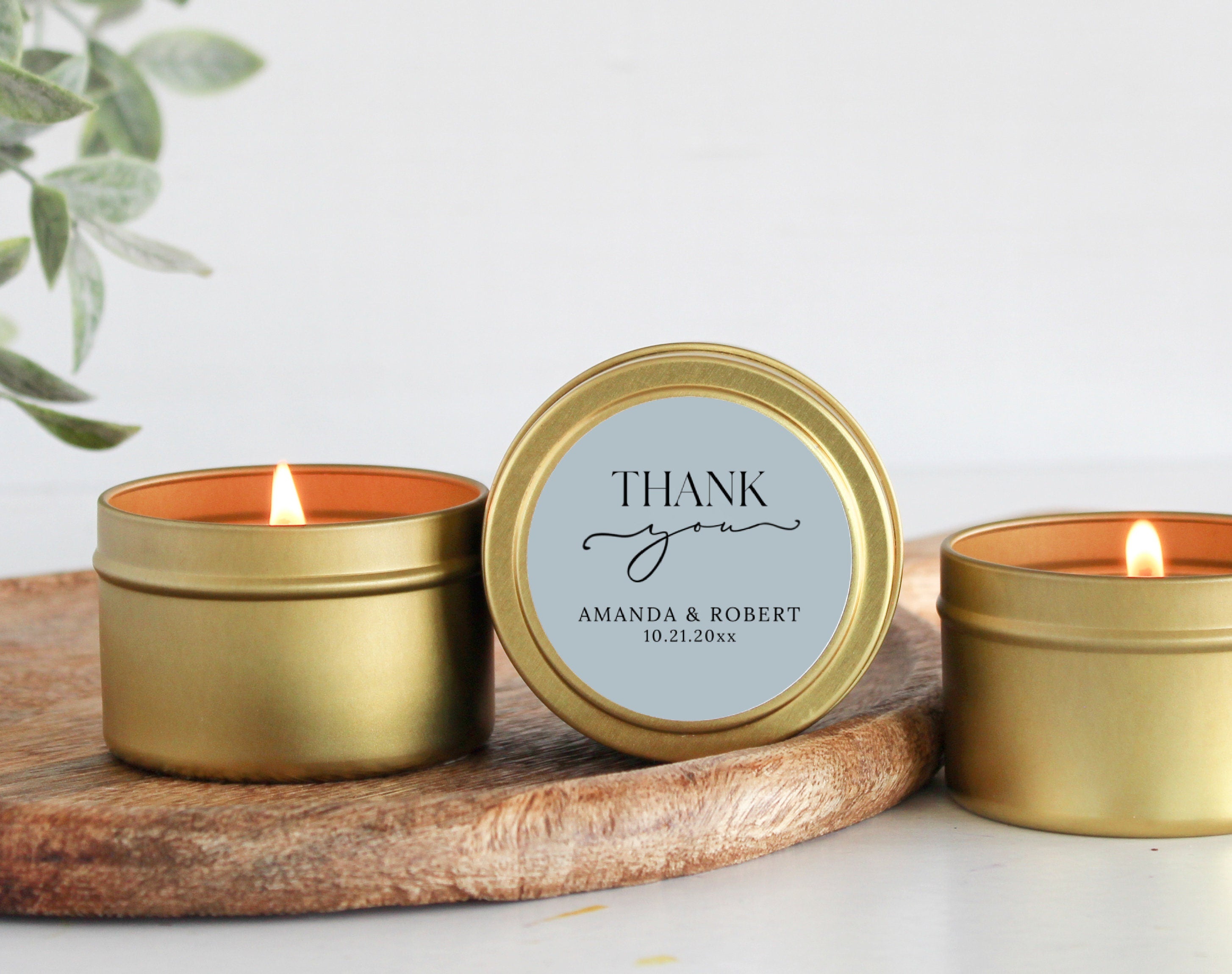 Thank You Tin Favor-Set Of 10