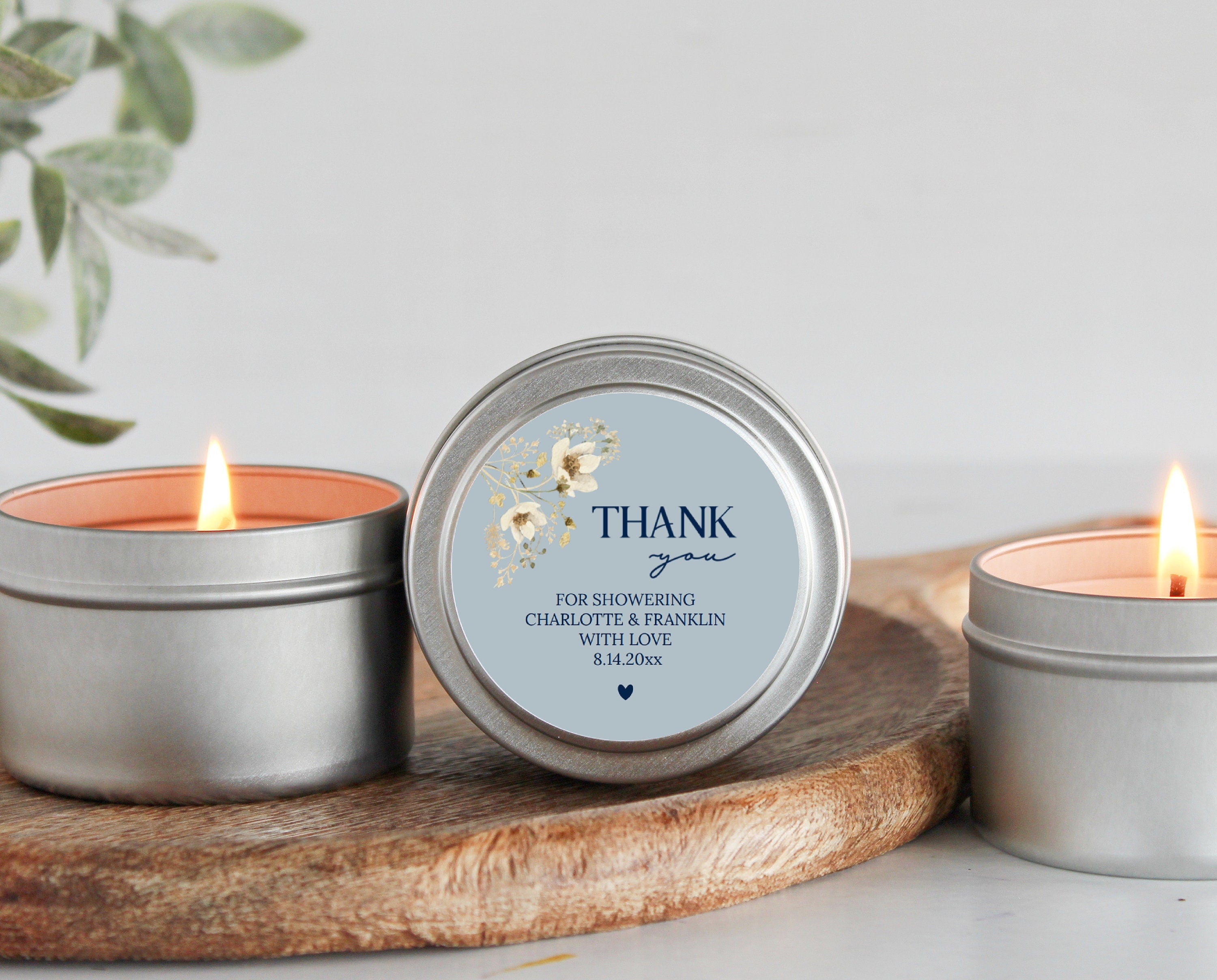 Something Blue Tins-Set Of 10