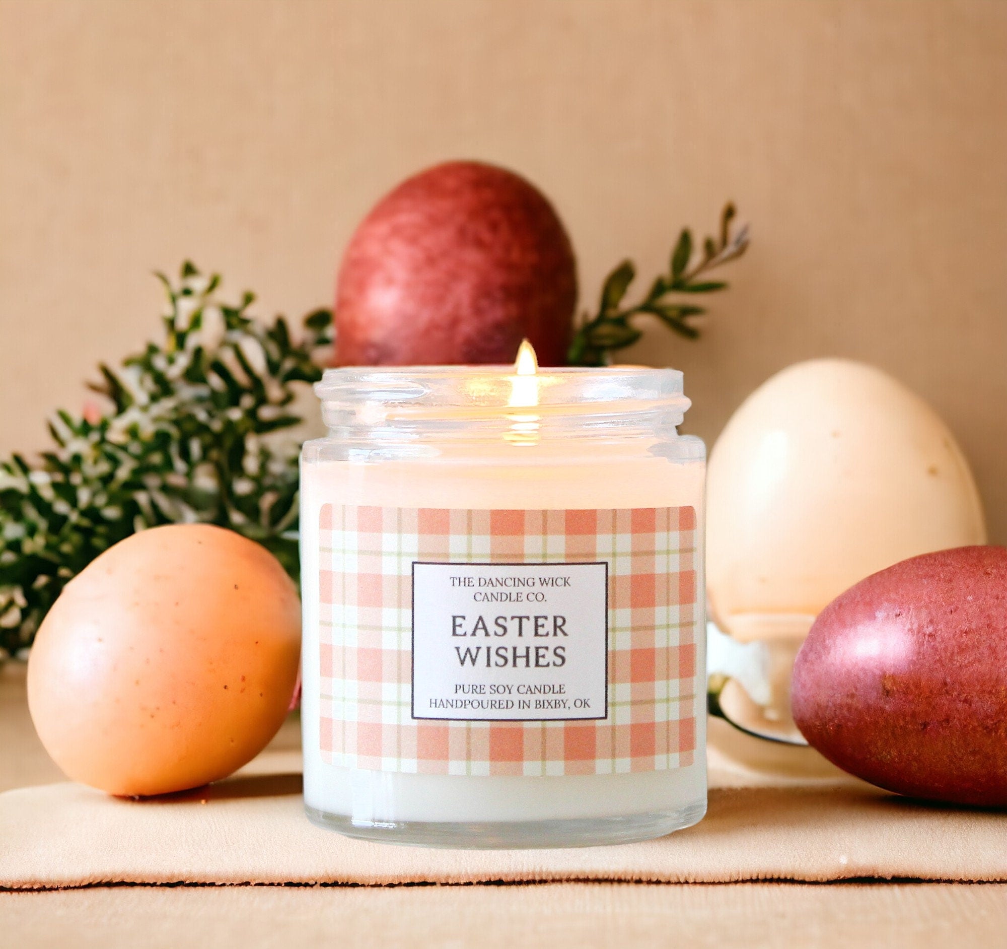 Easter Wishes Candle