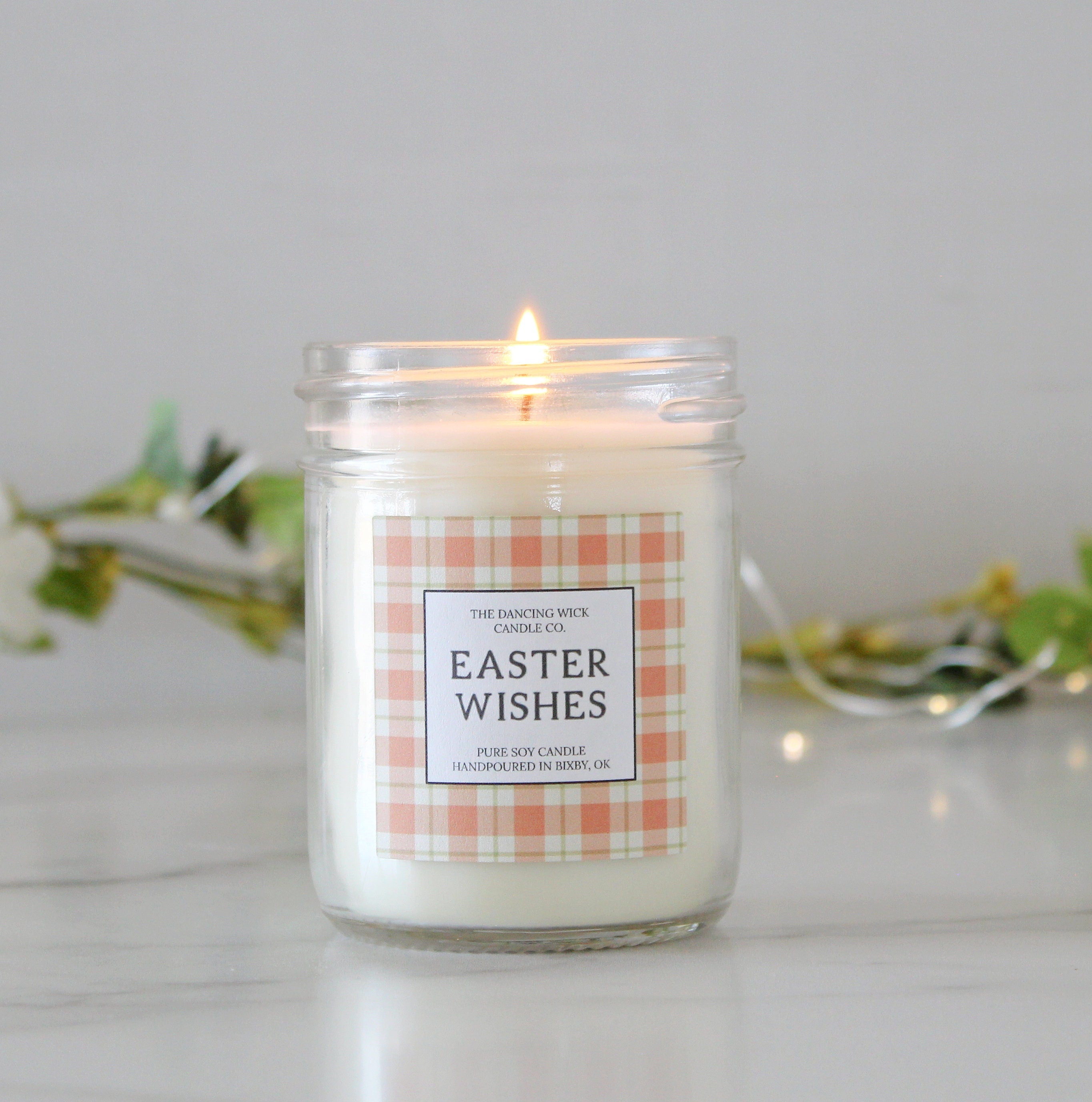 Easter Wishes Candle
