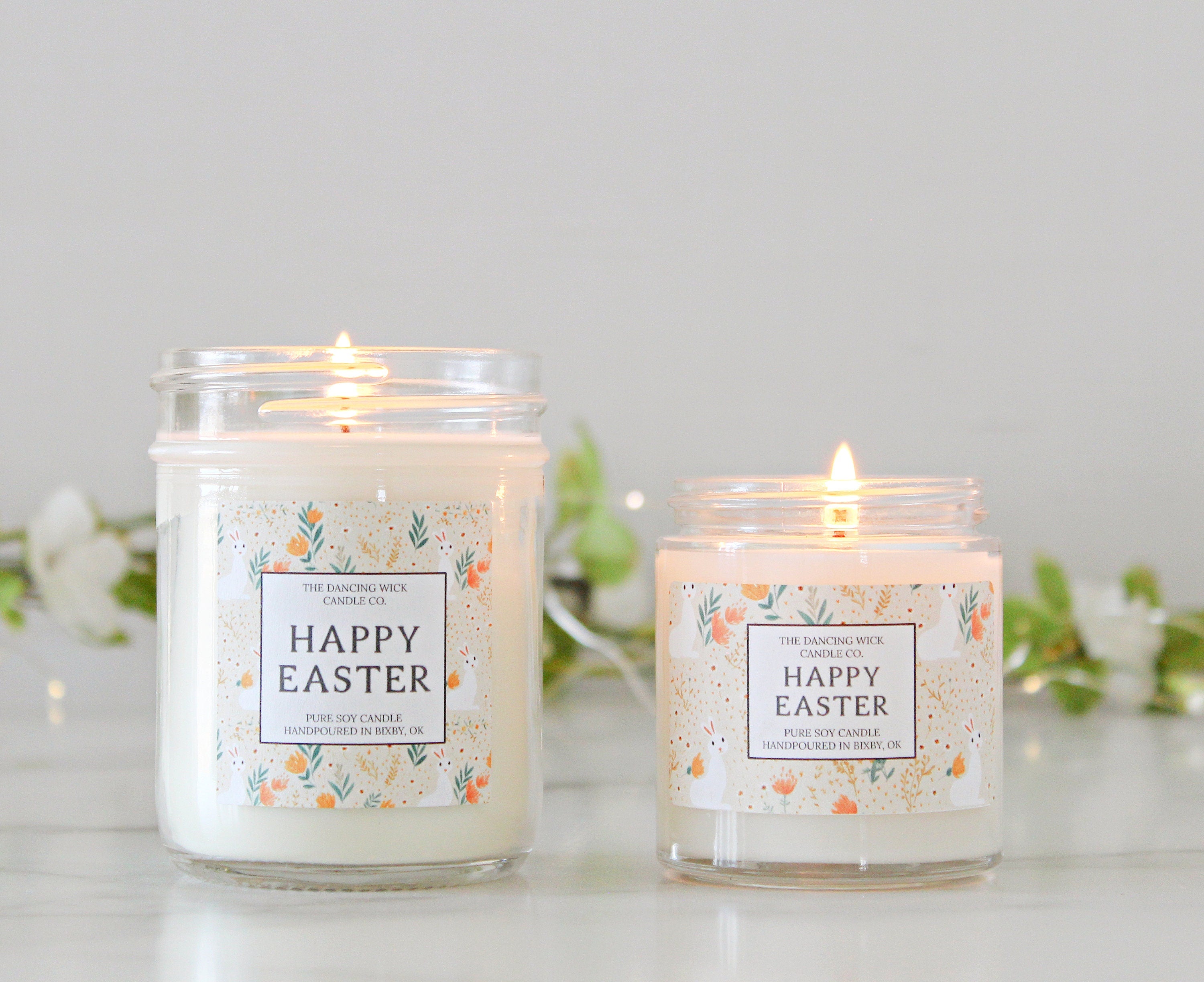 Happy Easter Candle