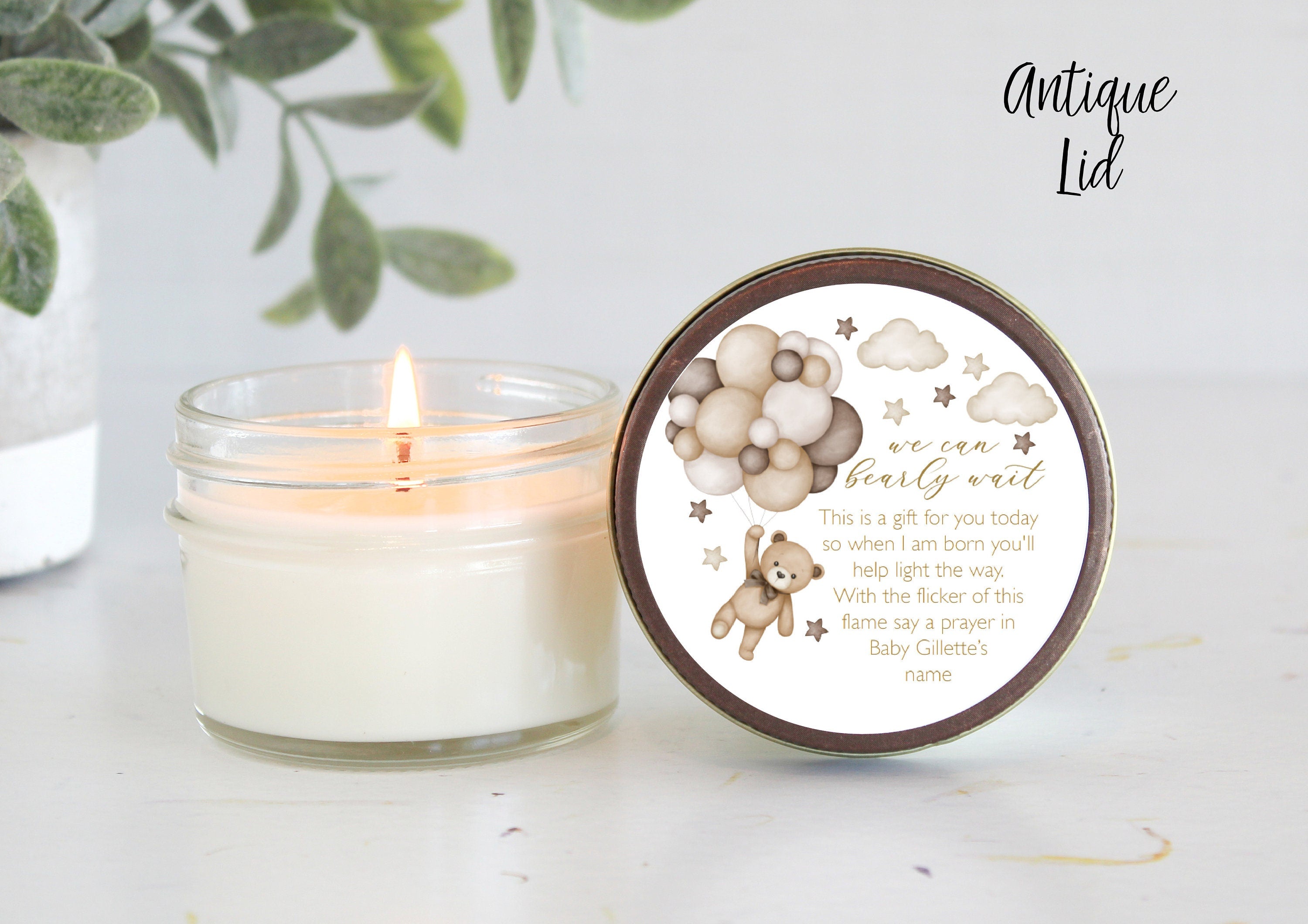 Teddy Bear Baby Shower Favors