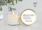 Difference Maker 4oz Candle Favors