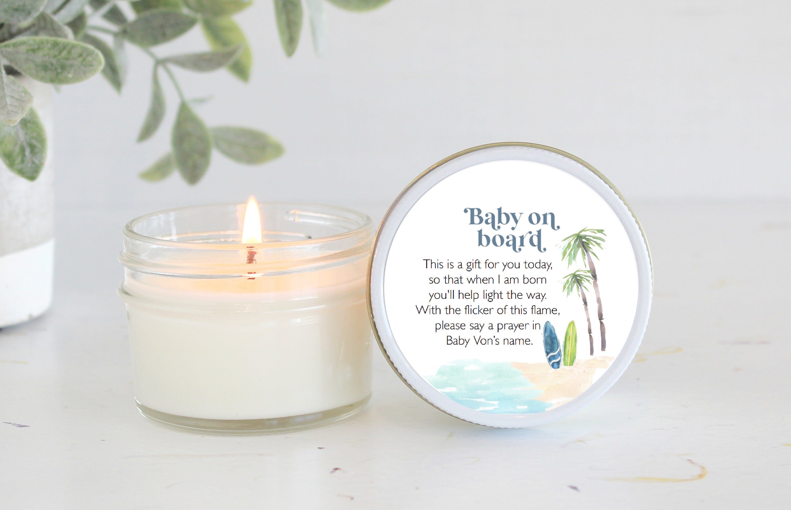 Baby on Board (Surf Beach) Shower Favors