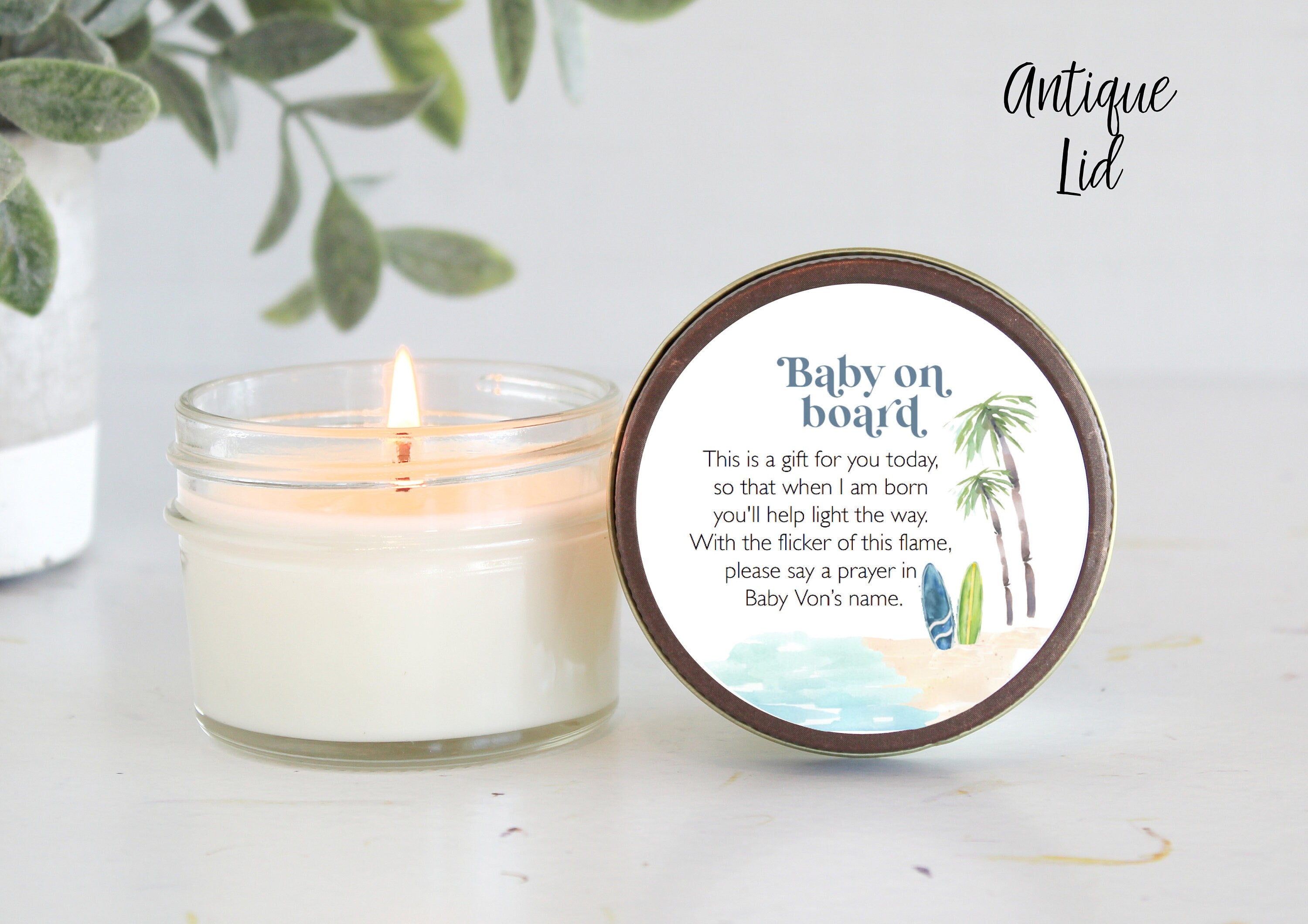 Baby on Board (Surf Beach) Shower Favors