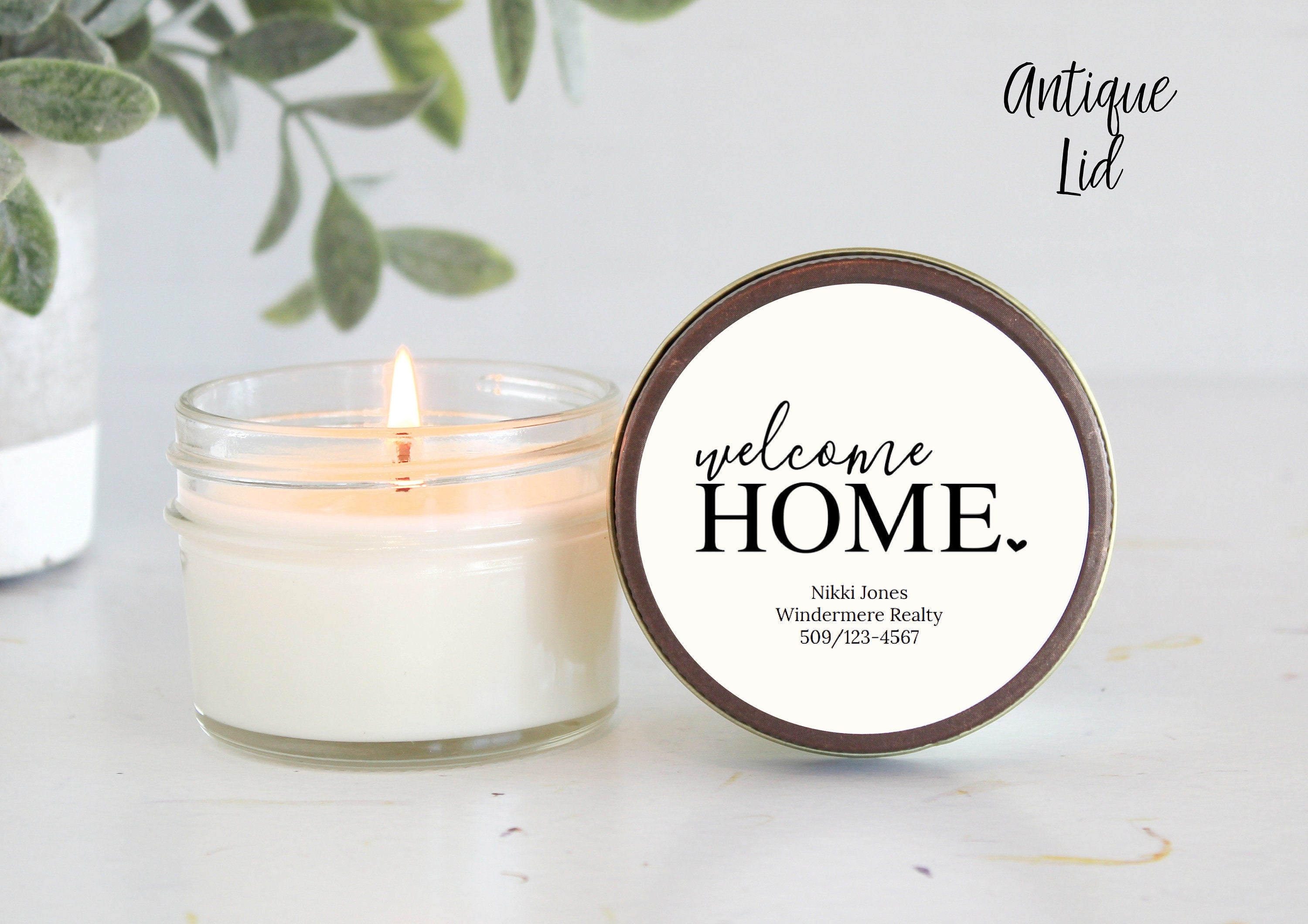 Welcome Home 4oz Candle Favors