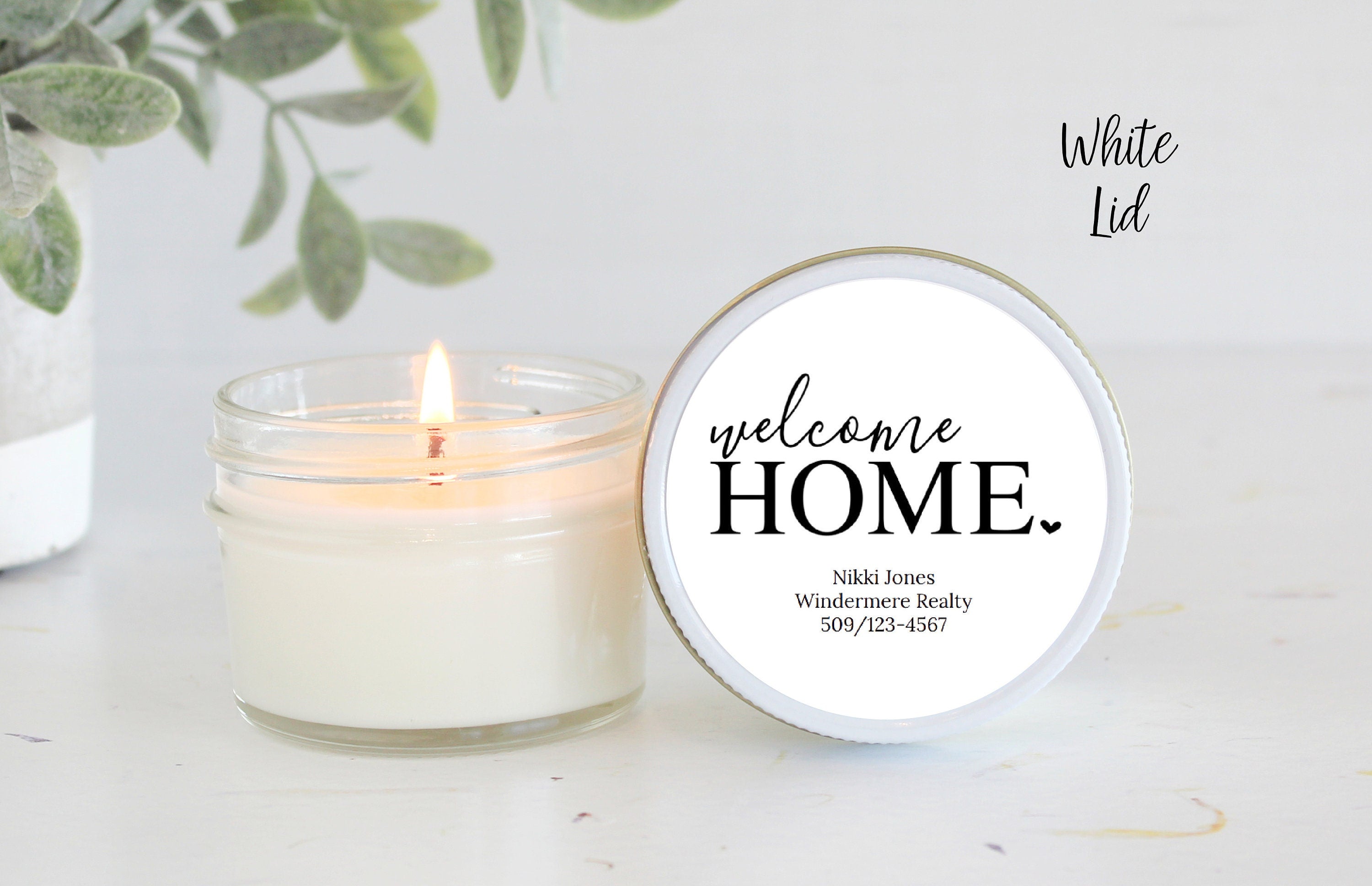 Welcome Home 4oz Candle Favors