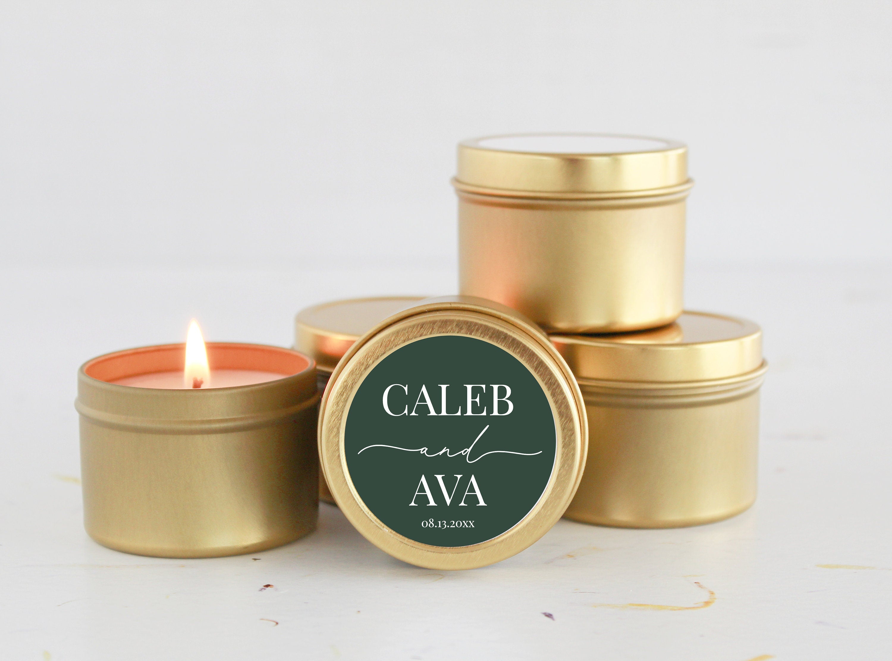 Bulk Wedding Favors Tins - Set Of 10