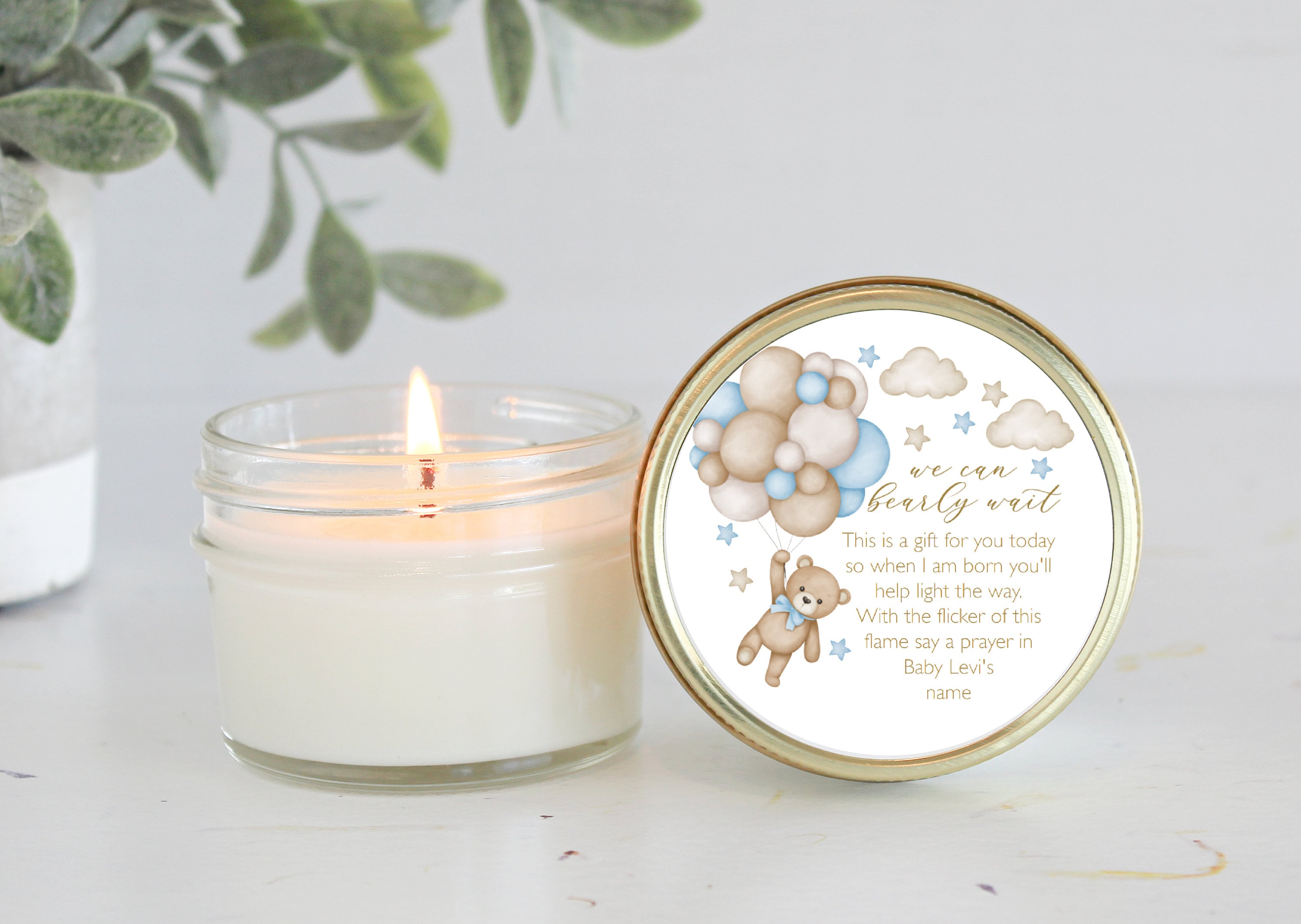 Teddy Bear Baby Shower Favors