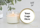 Corporate Logo 4oz Candle Favors