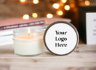 Corporate Logo 4oz Candle Favors