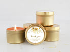 Sunflower Wedding Tins - Set of 10