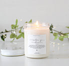 Script Matron of Honor Noun Candle