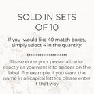 Personalized Wedding Matchbox Favors: Elegant Monogram, Custom Colors (Set of 10)