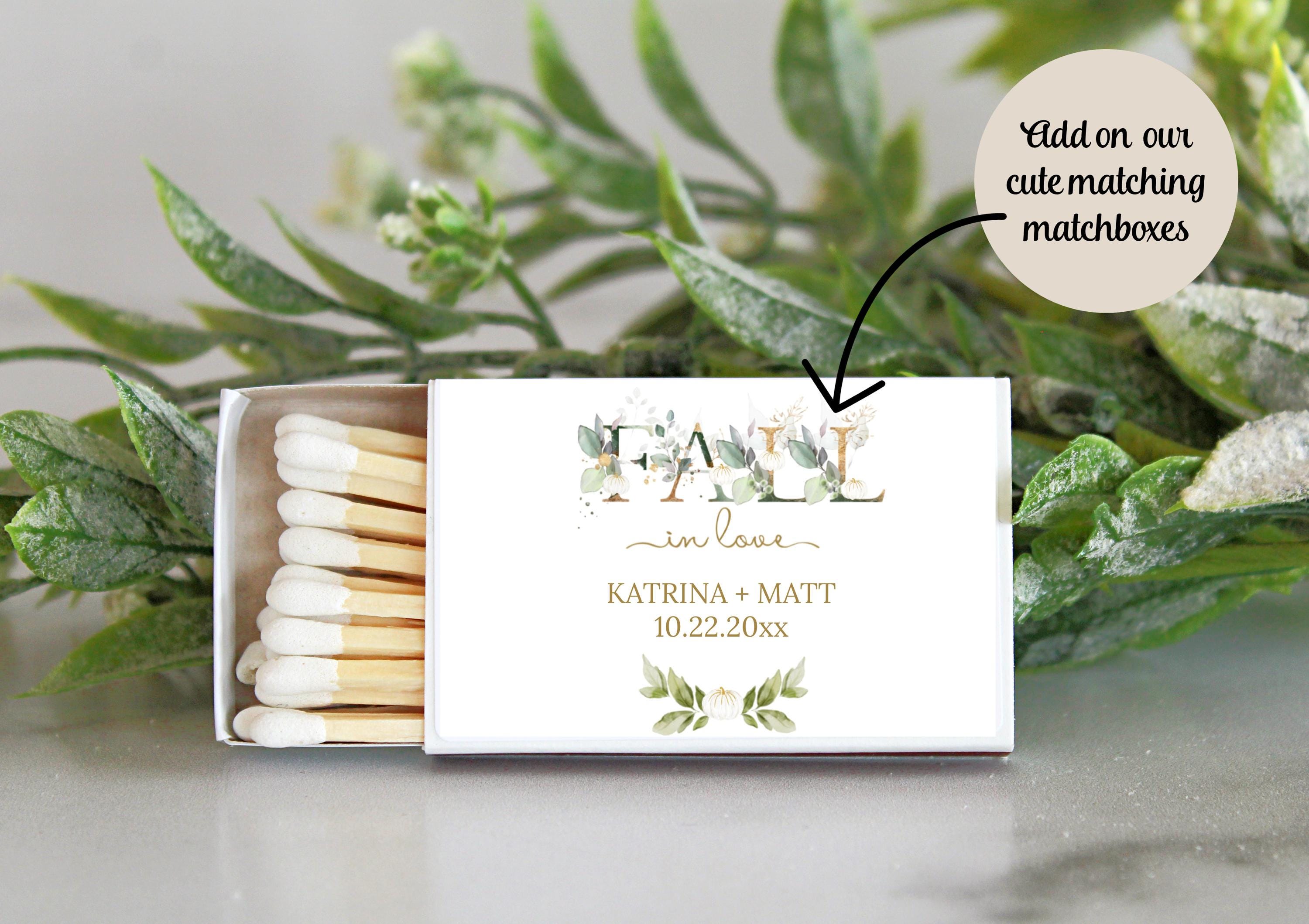 Fall In Love Wedding Tins - Set of 10