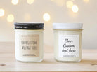 Your Own Custom Text Candle