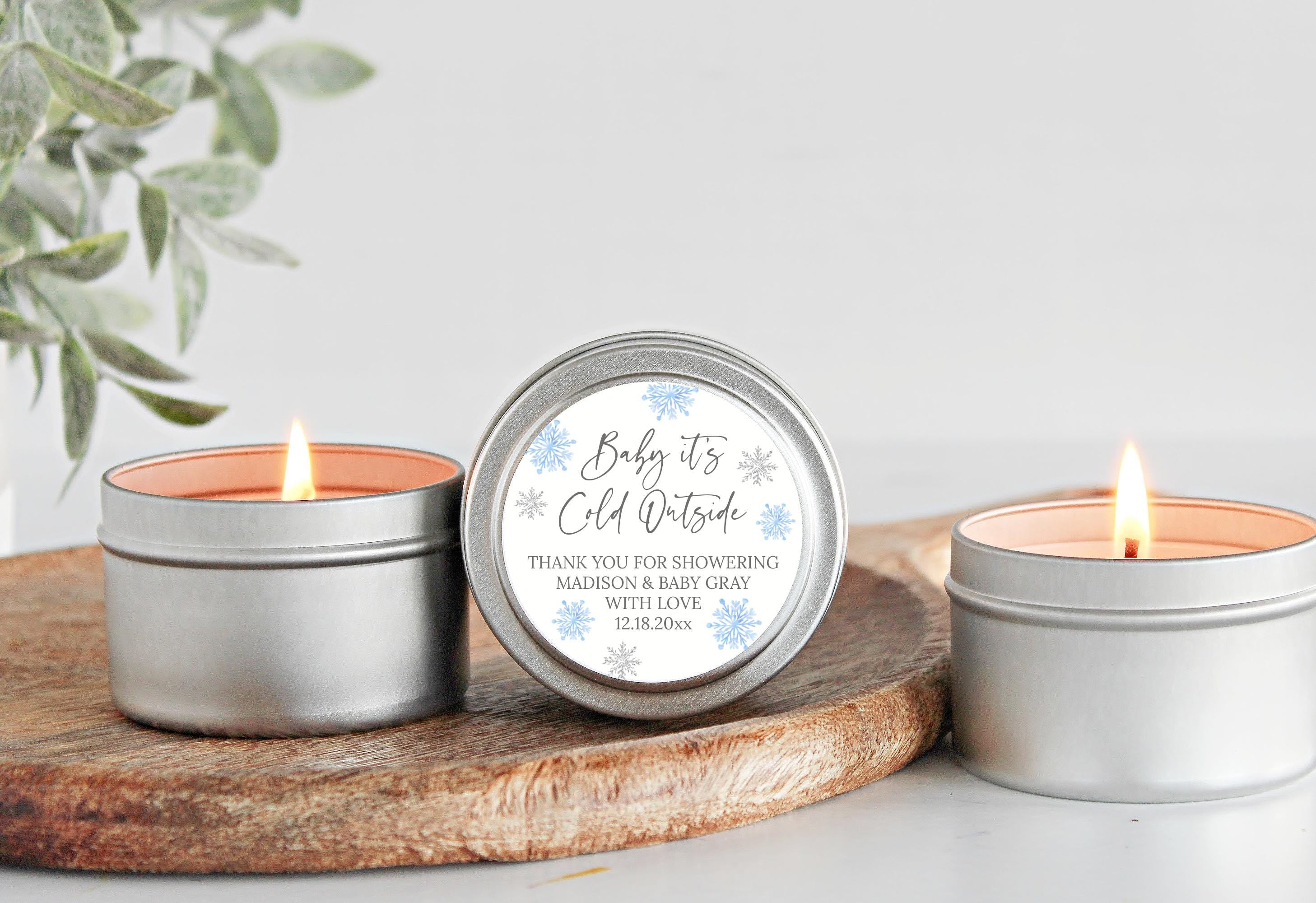 Baby it's Cold Outside Tins - Set of 10