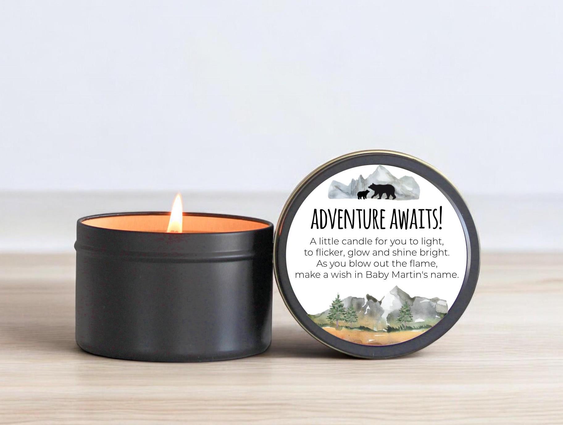 Let the Adventure Begin Baby Shower Favors Tins-Set Of 10