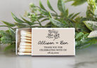 Custom Champagne Matchboxes – Wedding Favors, Bachelorette Party, Personalized Matches, Bridal Shower, Rehearsal Dinner, Engagement Gift