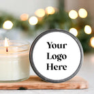 Corporate Logo 4oz Candle Favors