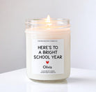 Here’s to a Bright School Year Candle