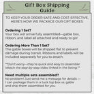 Fall White Pumpkin Gift Box