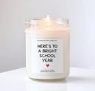 Here’s to a Bright School Year Candle