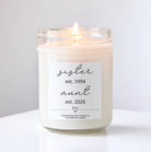 Aunt Pregnancy Announcement Gift Candle