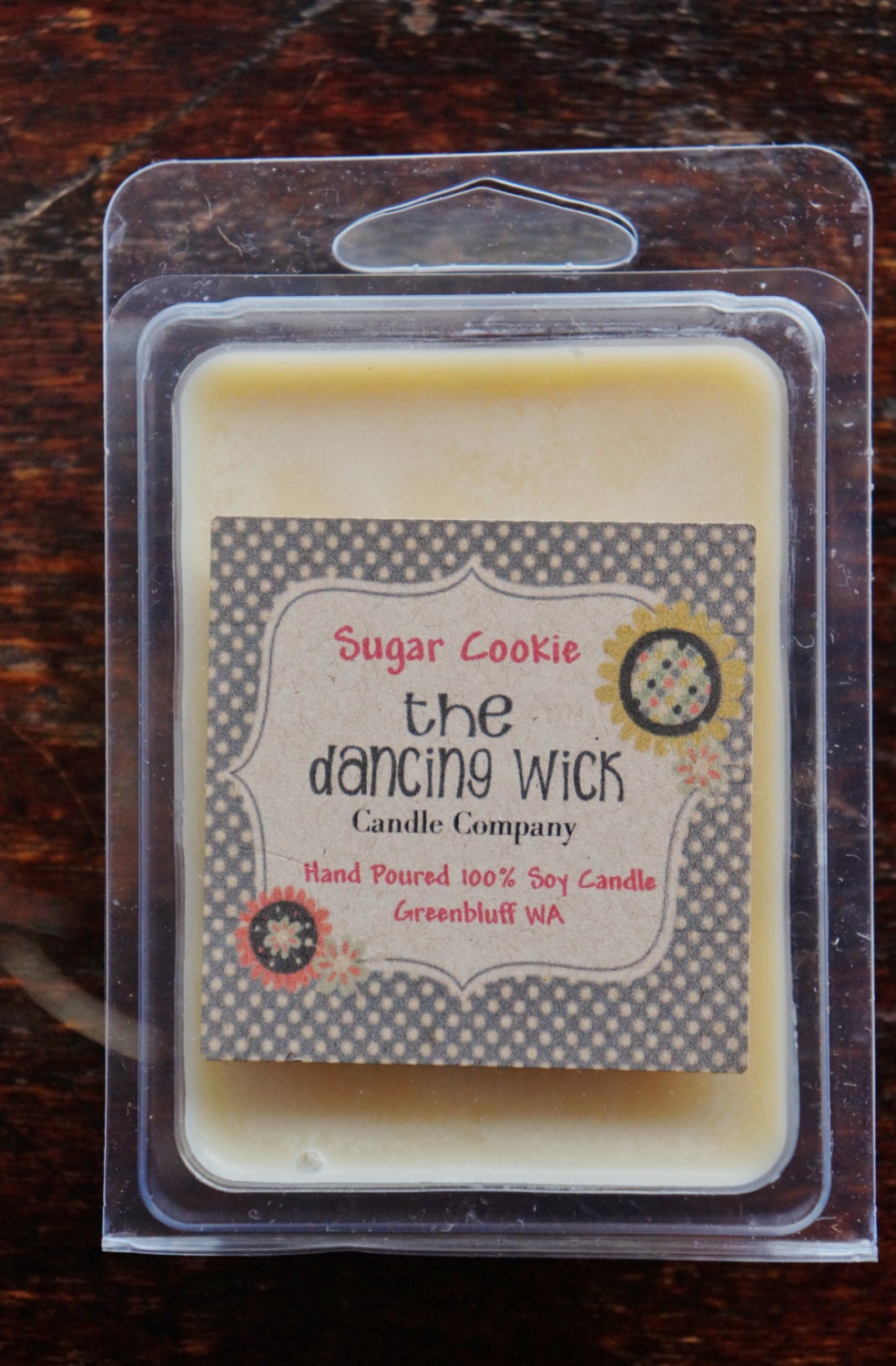 Soy Wax Melts//Choose Your Scent//Soy Wax Tarts//Clamshell Melts//100% Soy Wax Melt//6 pack/ Hand Poured