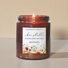Be Still & Know That I Am God Candle Amber
