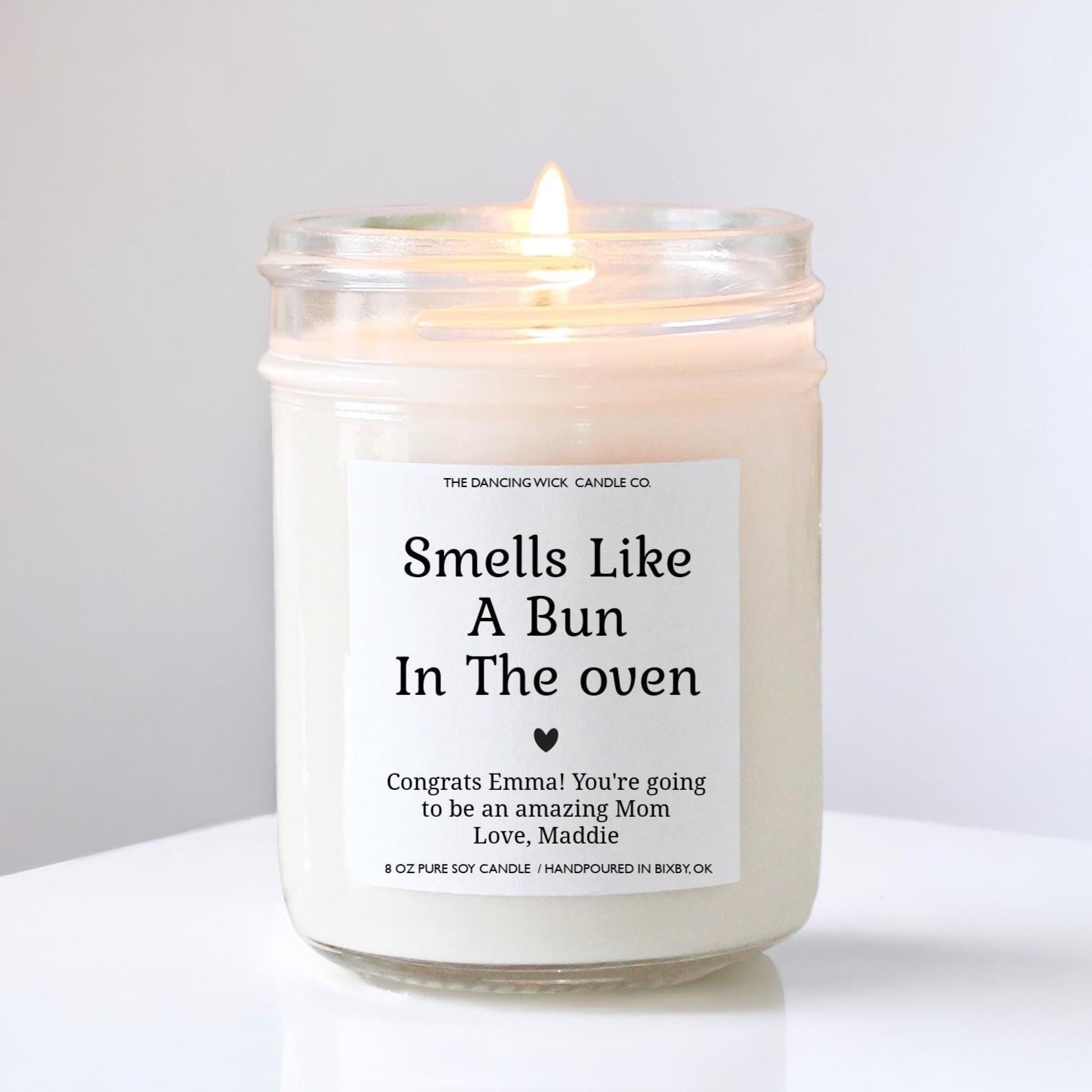 Smells Like a Bun in the Oven Candle