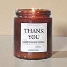Employee Appreciation Gifts Bulk, Custom Thank You Candle for Coworkers