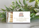 A New Chapter Begins Matchbox Favors | Personalized Baby Shower Favor | Book Themed Birthday Party | Custom Shower Matches