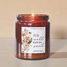 It Is Well With My Soul Candle Amber