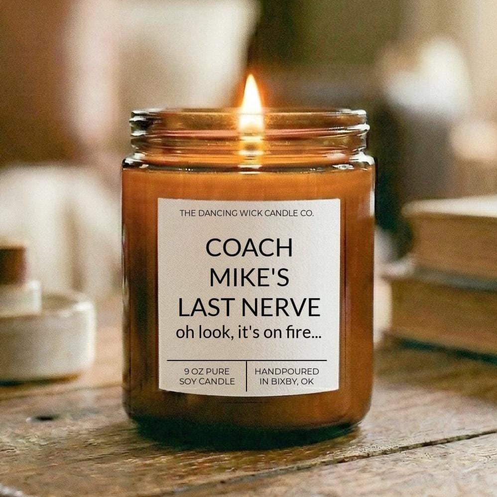 Coach's Last Nerve Amber Candle