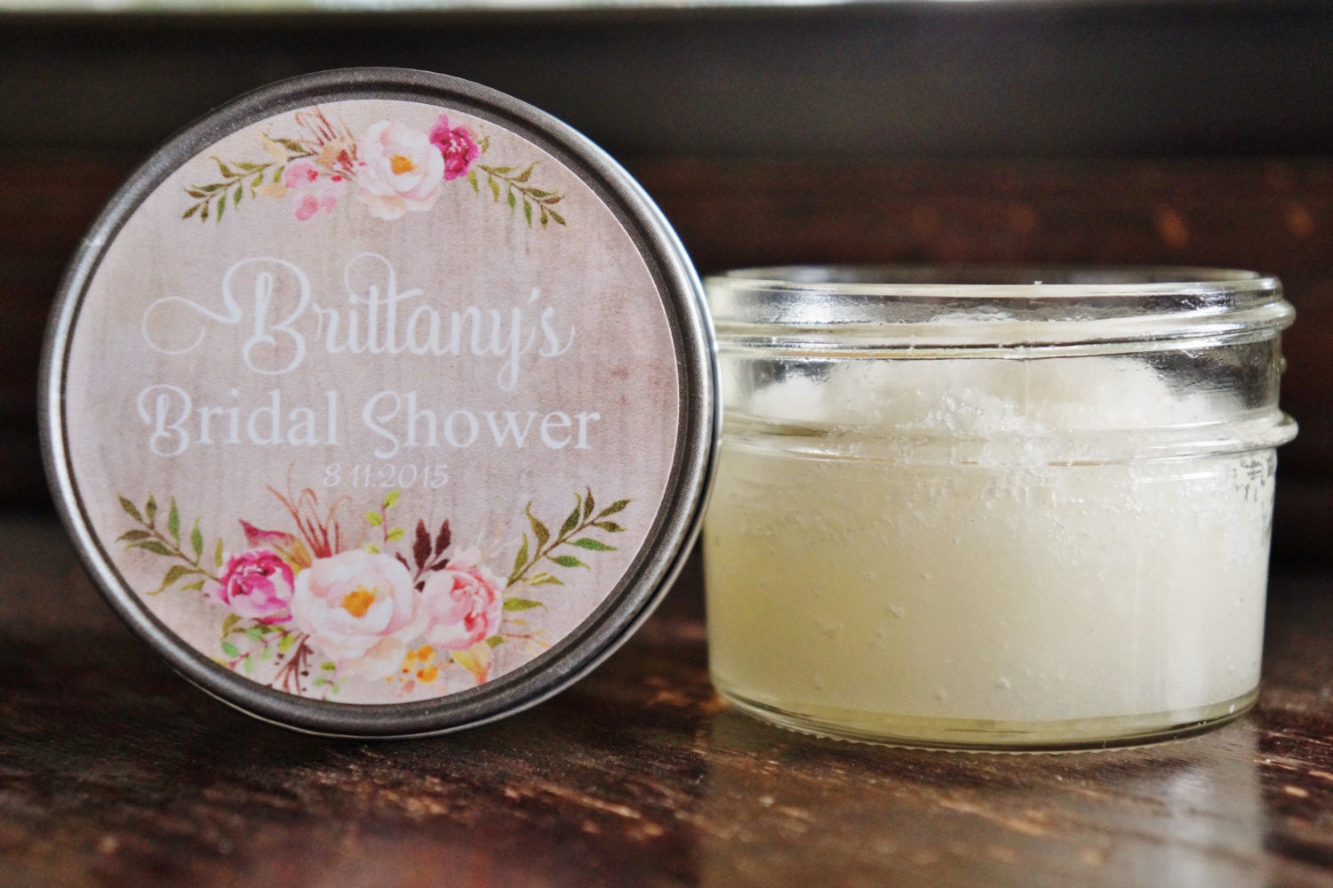 Rose Floral Baby Shower Favor