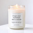 Going To College Gift Candle, Funny Roommate Gift For College Student, New Roommate Gift, First Apartment Gift, Custom Soy Candle