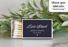 Wedding Personalized Match Boxes / Bulk Set of 10 / Bridal Shower Favors For Guests / Reception Favors / Engagement Party Favors Anniversary