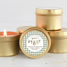 Locally Grown Baby Shower Candle Favors | Little Sprout Theme | Custom Party Favors | Bulk Set of 10 for Guests