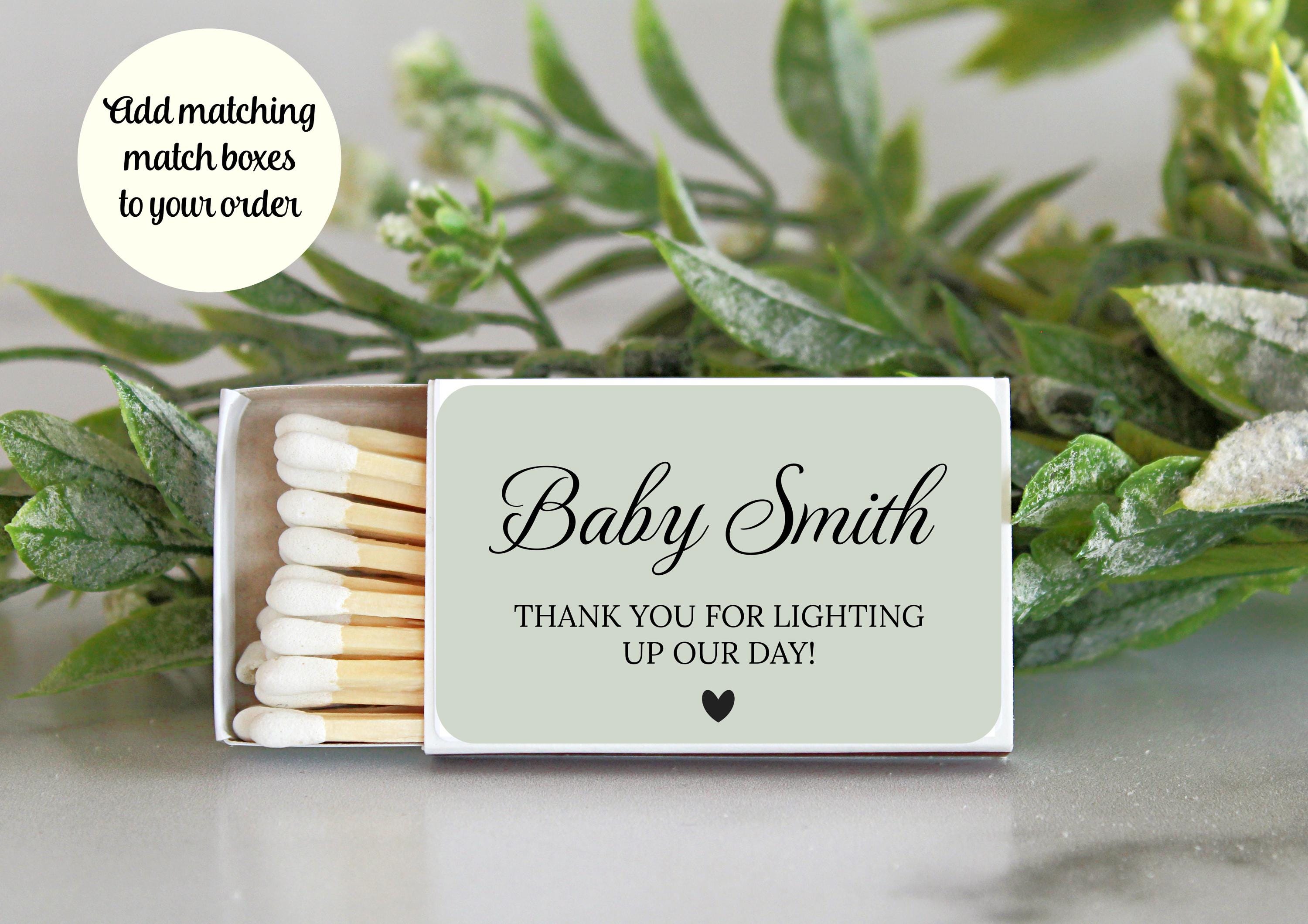 Baby Shower Candle Favors | 1 oz & 2 oz Mini Soy Candles | Oh Baby Custom Guest Bulk Favors in Sets of 10 | Scent of Choice | Brown Glass
