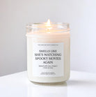 Horror Movie Candle | She’s Watching Spooky Movies Again | 90s Halloween Movie Night | Scary Gift for her | Fall Candle