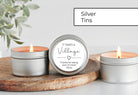 It Takes a Village Candle Favors Tins - The Dancing Wick