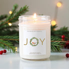 Joy Christmas Candle - The Dancing Wick