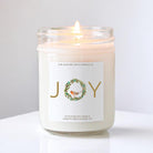 Joy Christmas Candle - The Dancing Wick